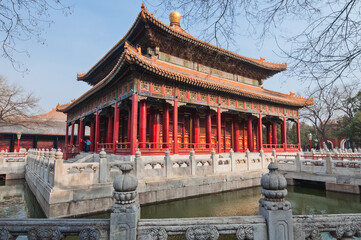 Biyong Palace in Guozijian - Imperial Academy in Beijing, China