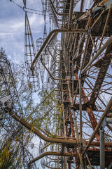 Duga radar in old military base Chernobyl-2 in Chernobyl Exclusion Zone, Ukraine