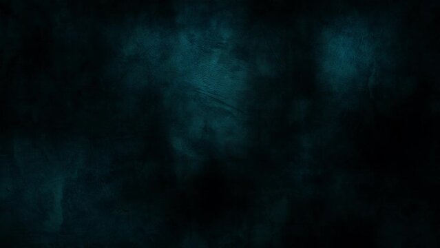 Blue scary black smoke-filled horror background