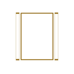 Rectangle Gold Frame 