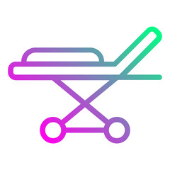 accident stretcher icon