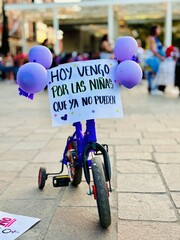 Cartel en protesta día de la mujer
