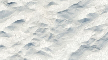 Abstract Topographic Contour Map with Dynamic Shapes