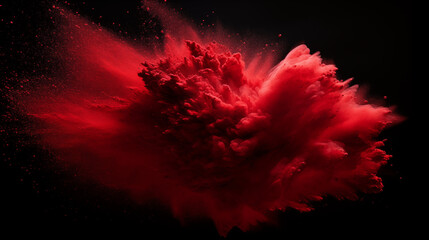 Red Powder Explosion