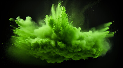 Green Powder Explosion
