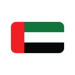 United Arab Emirates flag icon vector