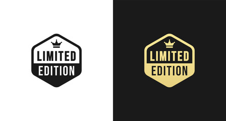 Limited edition logo or Limited edition seal vector isolated. The best Limited edition logo for product packaging design element.