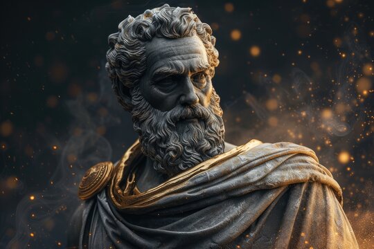 Divine creativity: god of Olympus reimagined in a captivating display of artistic expression, blending mythology and imagination into stunning visual narratives