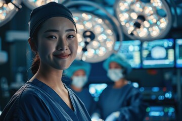Portrait of doctor in the hospital