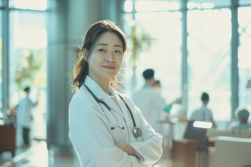 Portrait of doctor in the hospital