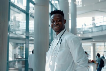 Portrait of doctor in the hospital