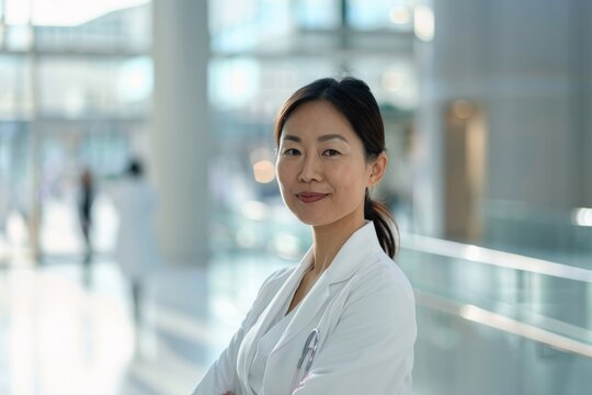 Portrait of doctor in the hospital
