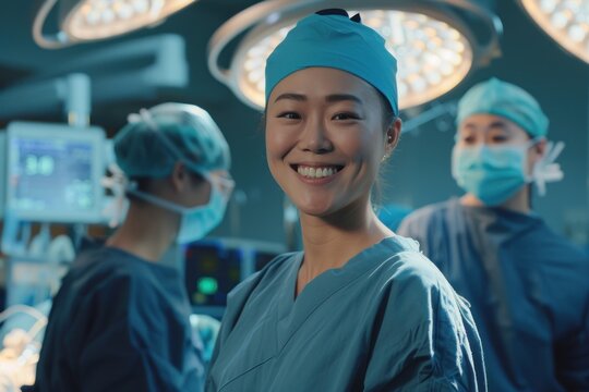 Portrait of doctor in the hospital