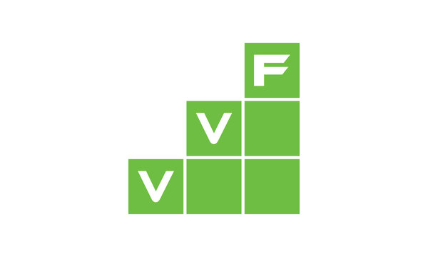 VVF initial letter financial logo design vector template. economics, growth, meter, range, profit, loan, graph, finance, benefits, economic, increase, arrow up, grade, grew up, topper, company, scale