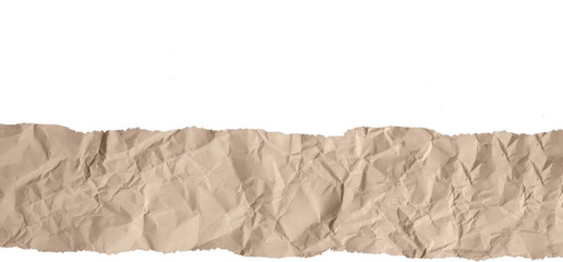 Beige Torn Paper with Ripped Edge