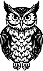 Obraz premium owl silhouette