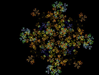 Imaginatory fractal abstract background Image