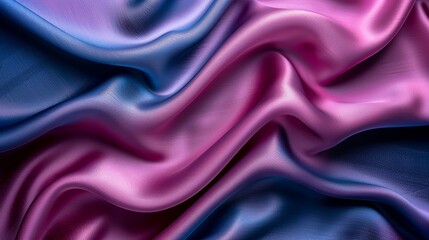 Obraz premium Pastel silk fabric with smooth waves for luxury branding and elegant backgrounds