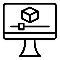 3d graphics icon