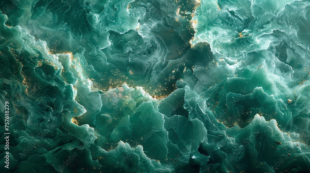 Poster seamless pattern background of a green marble texture backdrop
