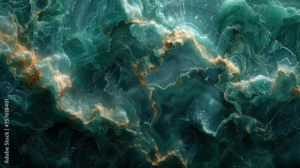Poster seamless pattern background of a green marble texture backdrop