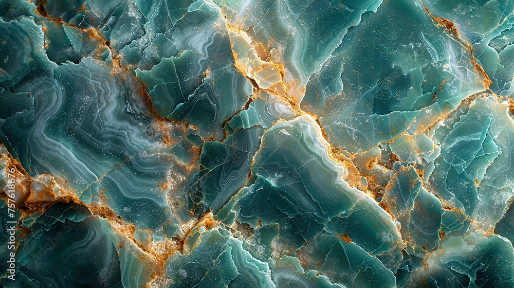 Poster seamless pattern background of a green marble texture backdrop