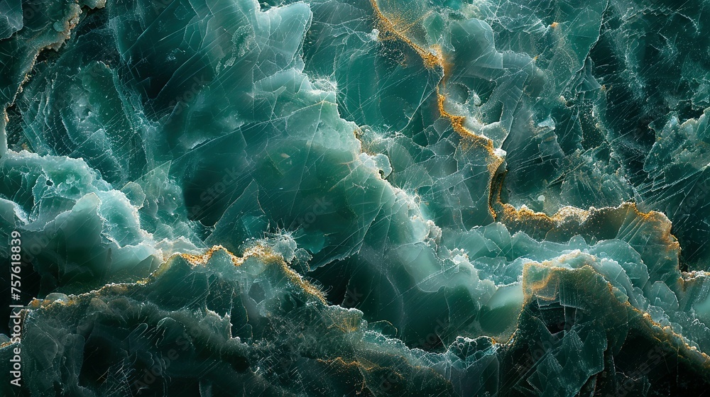 Poster seamless pattern background of a green marble texture backdrop