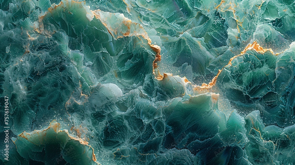 Poster seamless pattern background of a green marble texture backdrop