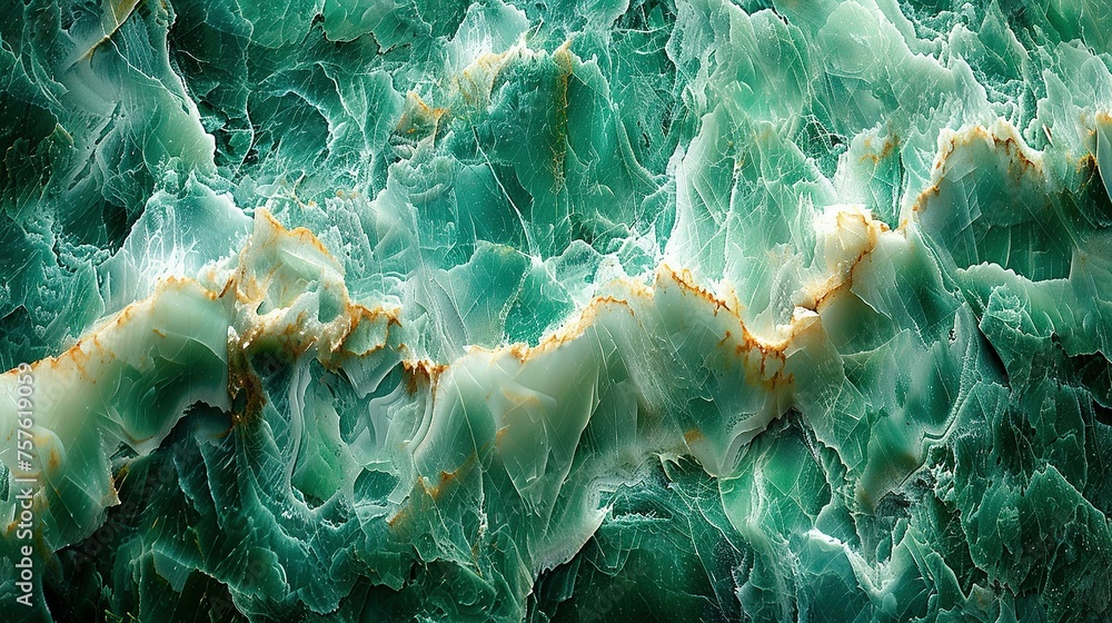 Poster seamless pattern background of a green marble texture backdrop