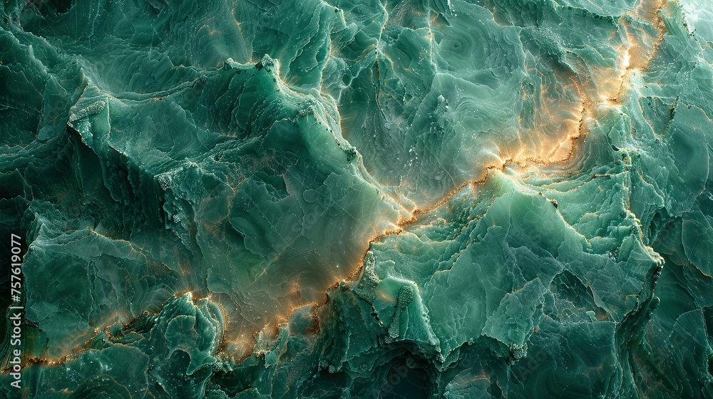 Poster seamless pattern background of a green marble texture backdrop