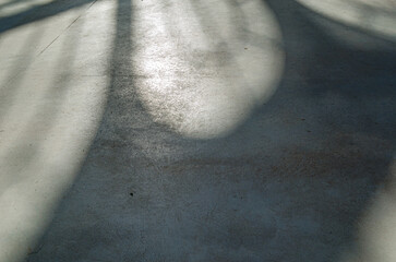 Abstract pattern of shadows