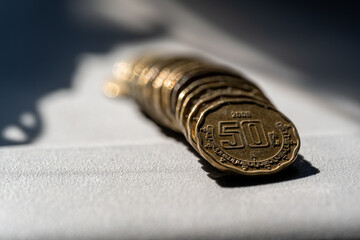 Monedas de 50 centavos mexicanas del año 2009