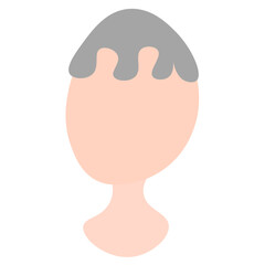 Grey Hair White Skin Mannequin