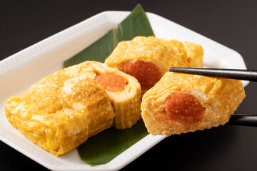 明太子入りだし巻き卵