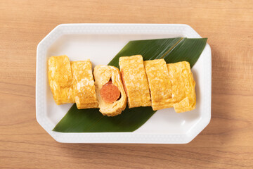 明太子入りだし巻き卵