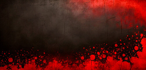 Retro black red Gradient grunge background. - obrazy, fototapety, plakaty