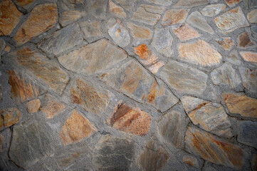 floor covered with natural stone as a background 6