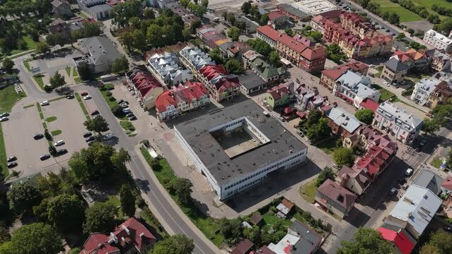 Chrobry Shopping Center Chelm Aerial View Poland