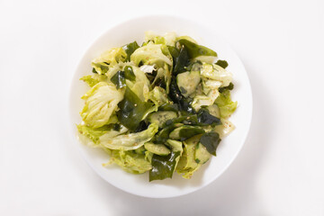 ワカメとレタスのナムル