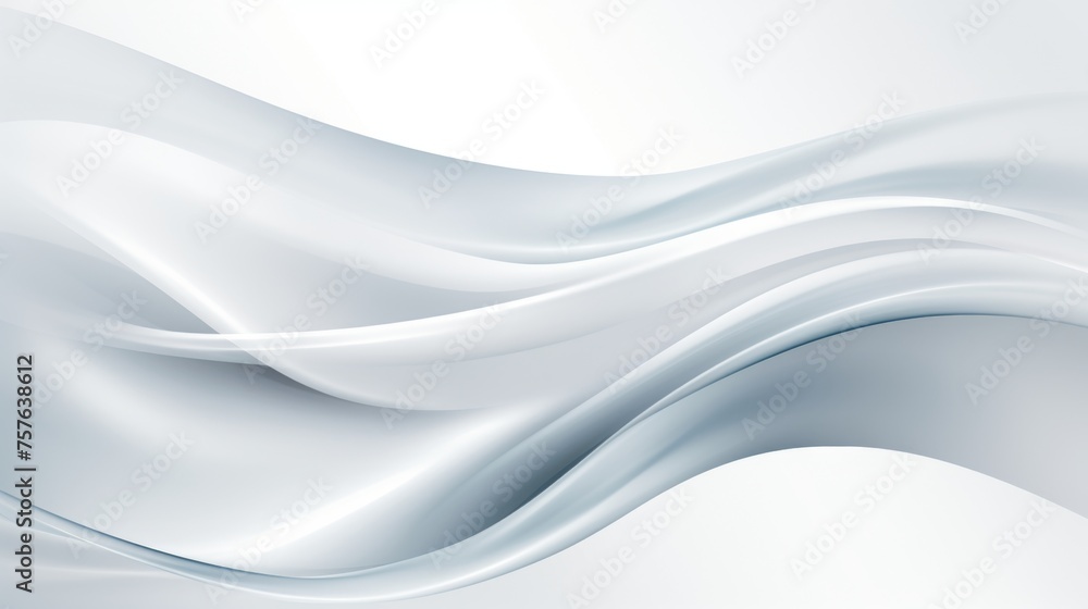 Poster ethereal white minimalistic abstract background with delicate and magical elements