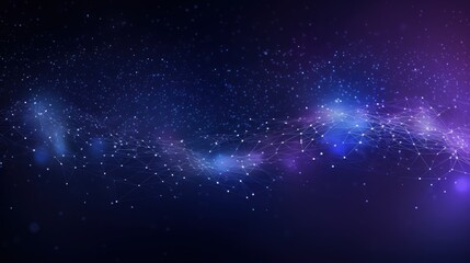 Fototapeta premium Technology Particle Abstract Background