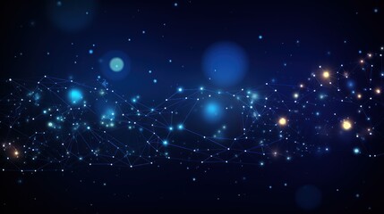 Obraz premium Technology Particle Abstract Background