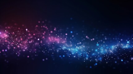 Technology Particle Abstract Background