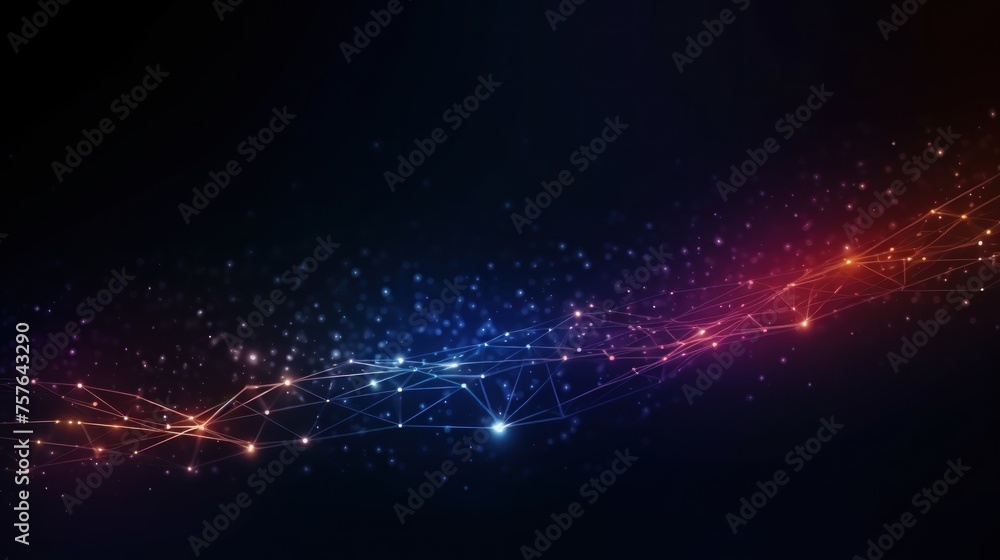 Aufkleber technology particle abstract background
