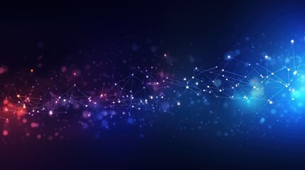 Technology Particle Abstract Background