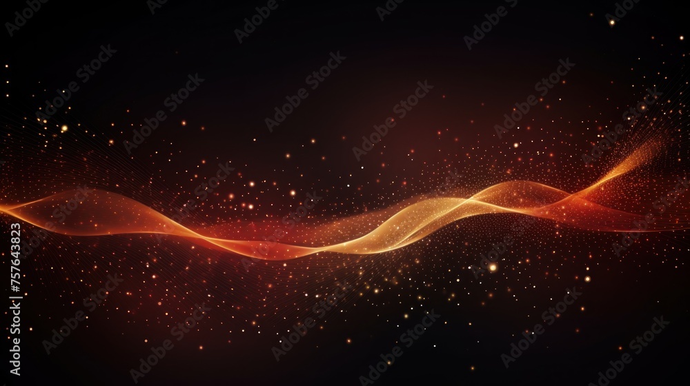 Aufkleber technology particle abstract background