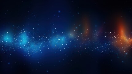 Technology Particle Abstract Background