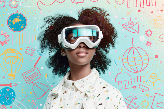 Creative Youth Exploring Ideas with Futuristic AR Glasses