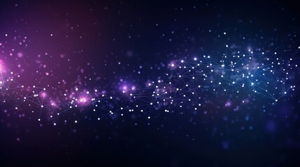 Fototapeta premium Technology Particle Abstract Background