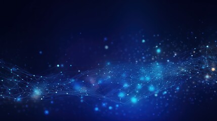 Obraz premium Technology Particle Abstract Background